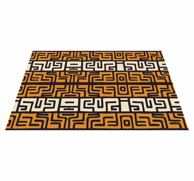 Set de table design bois surface à motifs abstraits - TenStickers