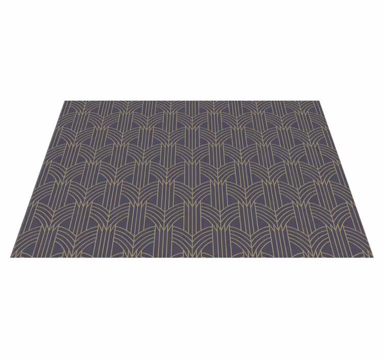 Set de table design bois élément géométrique élégant - TenStickers
