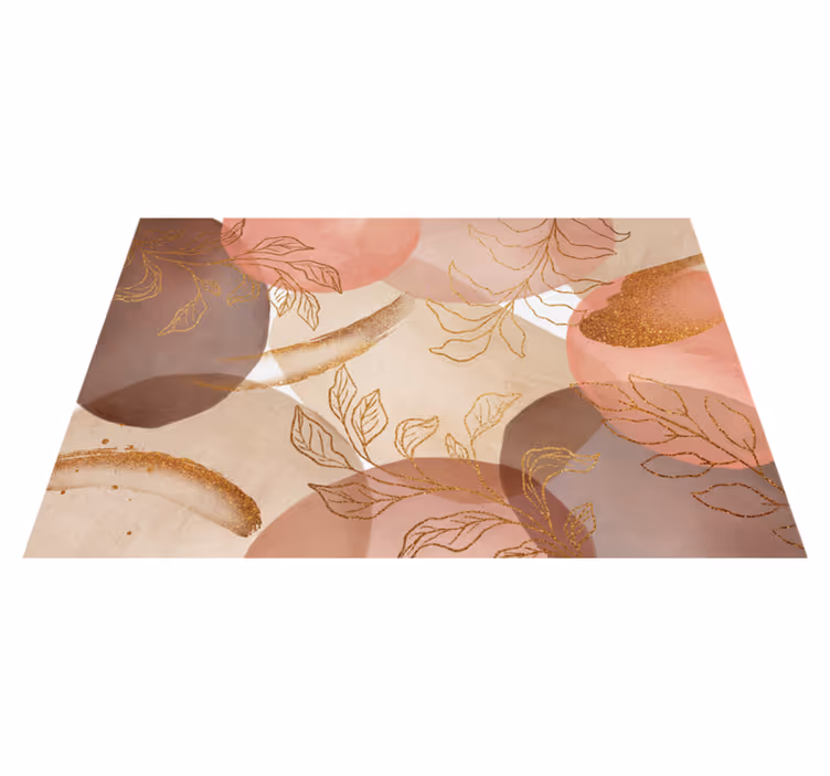 Set de table design bois motifs de feuilles élégantes - TenStickers