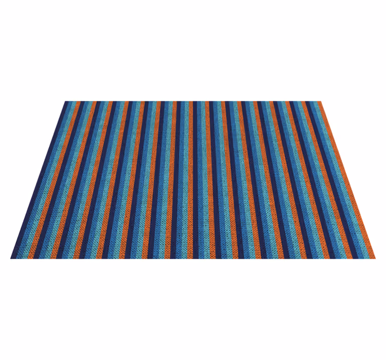 Set de table design bois motif rayé vibrant - TenStickers