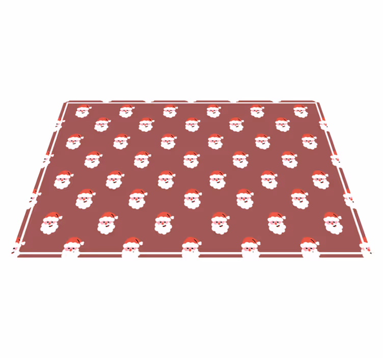 Set de table noël motif visage de noël - TenStickers