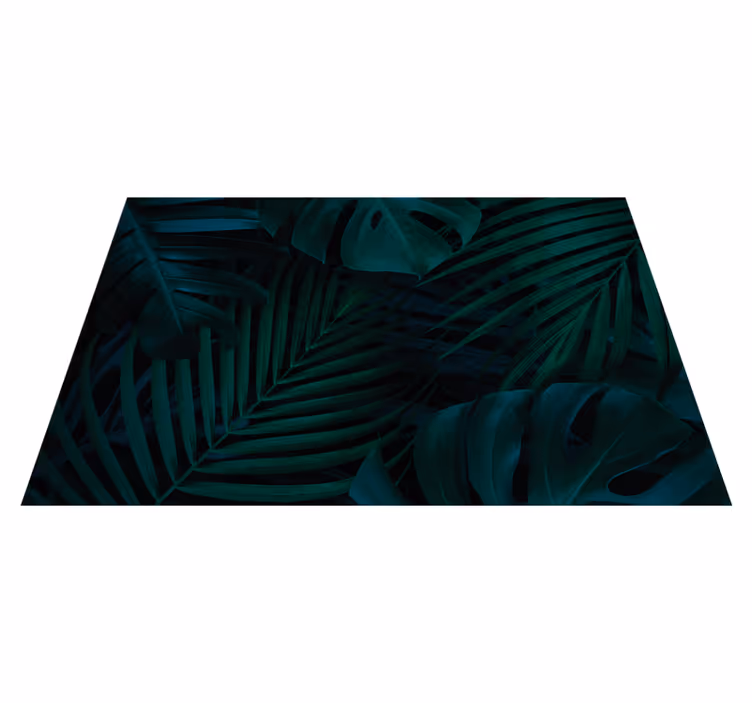 Set de table design bois feuille tropicale - TenStickers