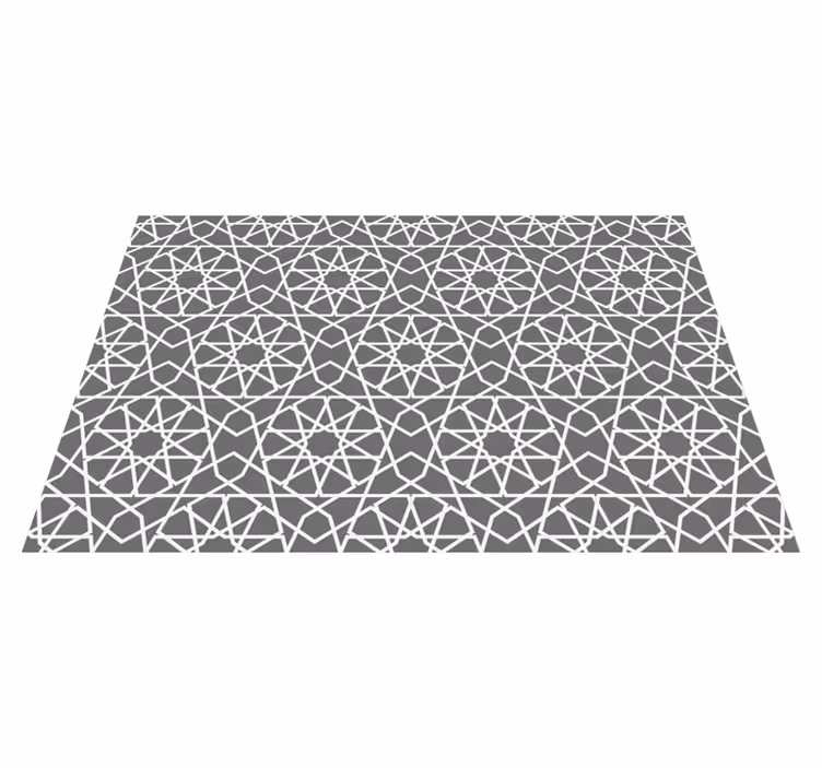 Set de table design bois motif géométrique rectangle - TenStickers