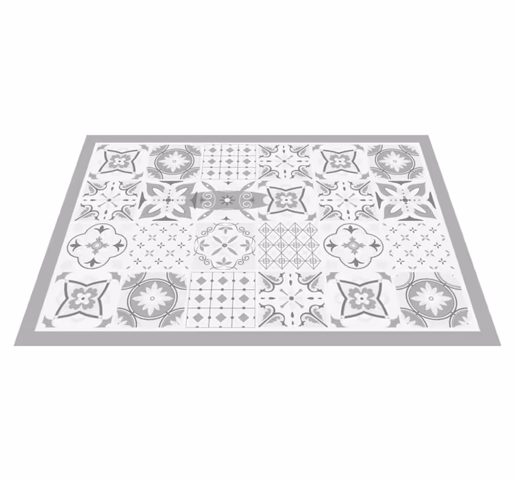 Set de table design bois motifs monochromes élégants - TenStickers