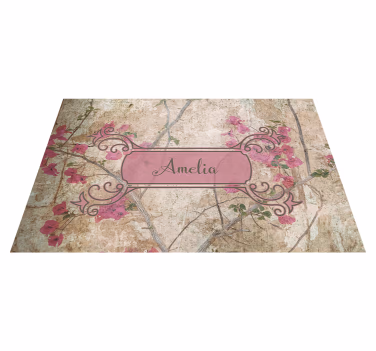 Set de table design composition botanique personnalisée - TenStickers