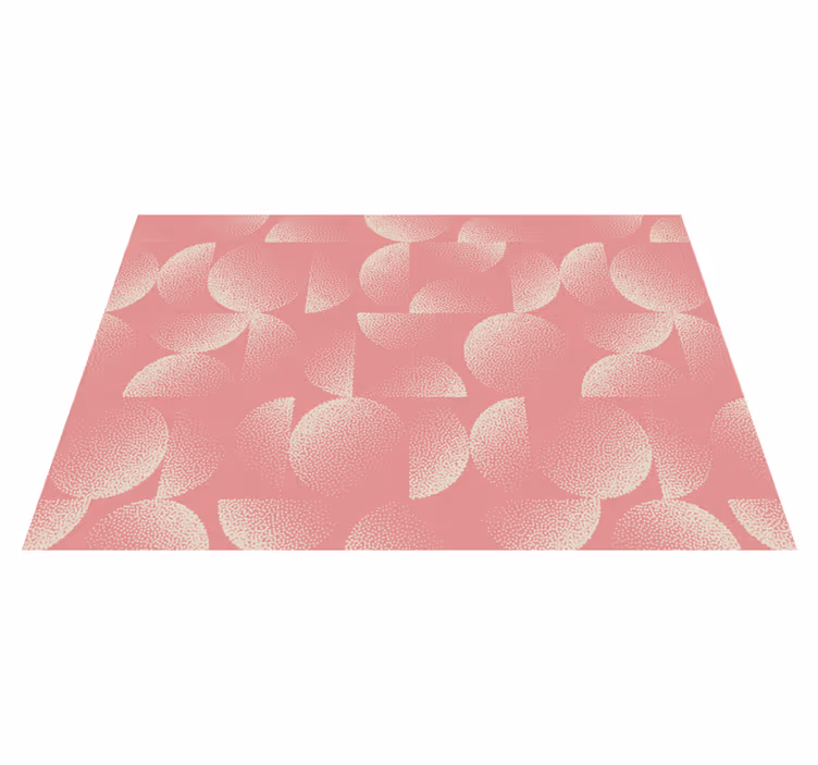 Set de table design bois motifs circulaires abstraits - TenStickers