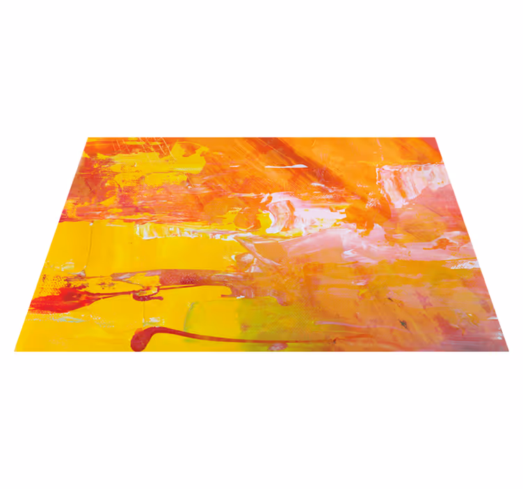Set de table design bois tourbillon coloré abstrait - TenStickers