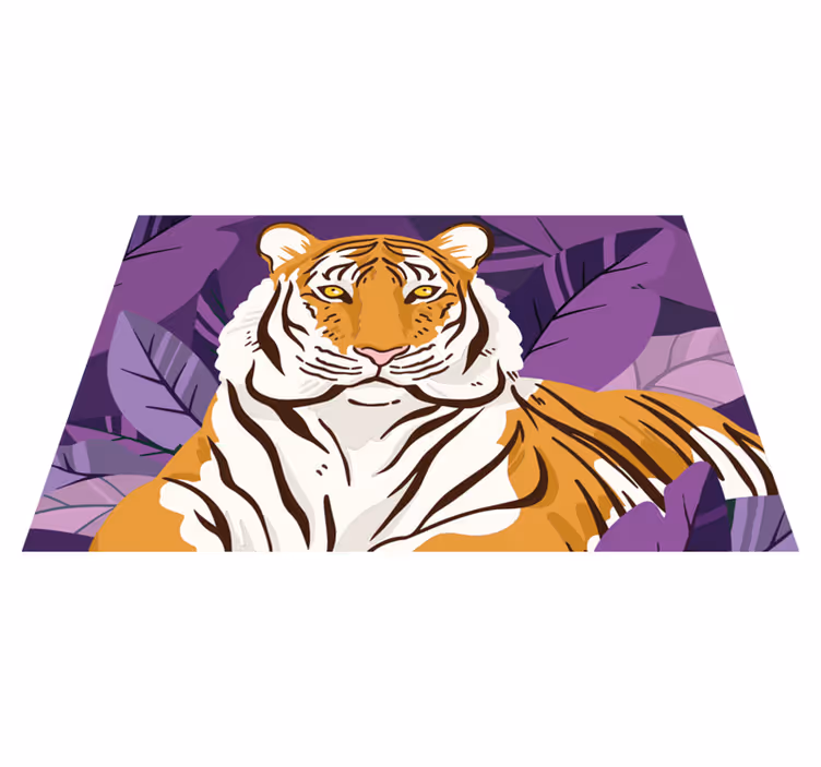 Set de table design enfant portrait de tigre majestueux - TenStickers