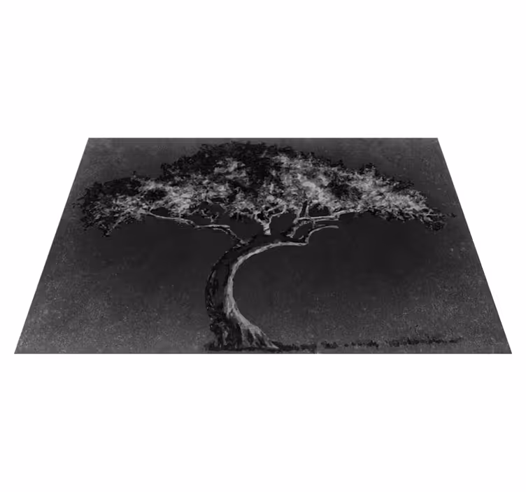 Set de table design bois silhouette d'arbre artistique - TenStickers