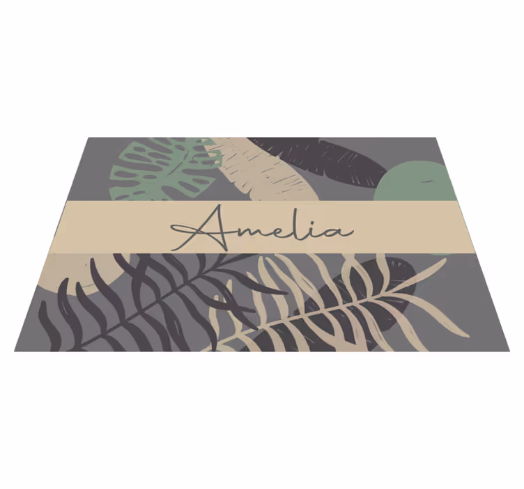 Set de table jungle bohème - TenStickers