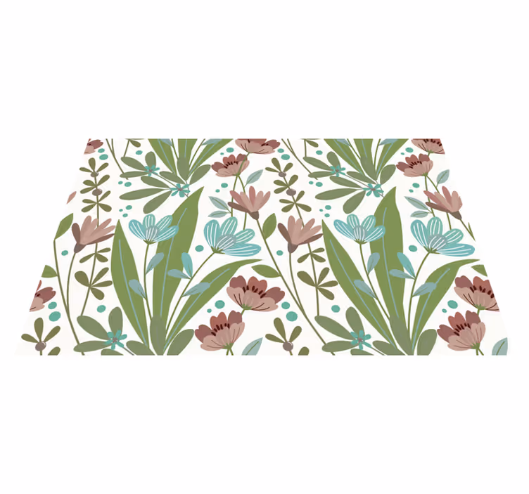 Set de table original motif feuilles botaniques - TenStickers