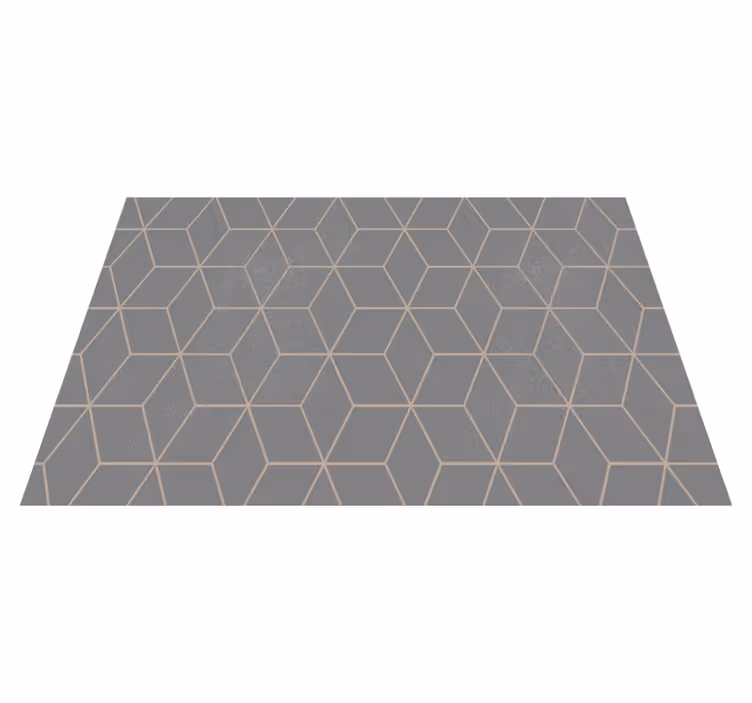 Set de table design bois motif hexagonal - TenStickers