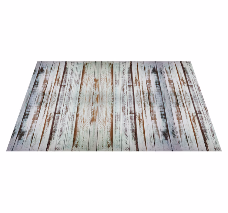 Set de table vintage planches bois vieilli - TenStickers
