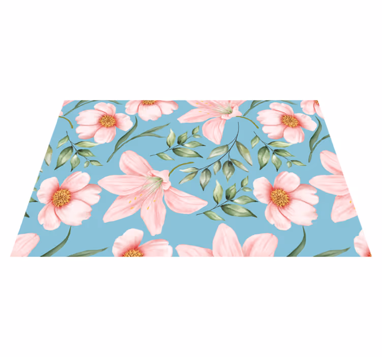Set de table modèle vintage fleurs romantiques - TenStickers