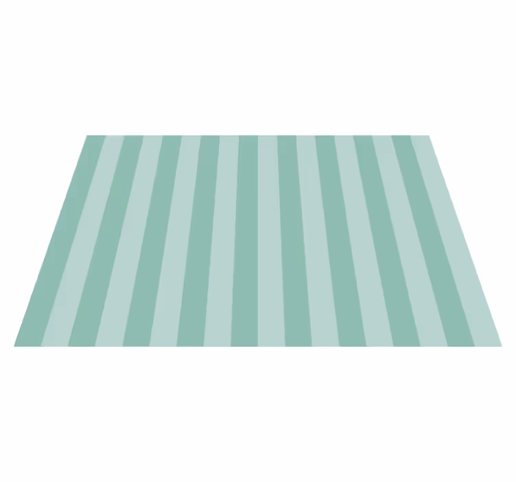 Set de table original rayures style vert d'eau - TenStickers