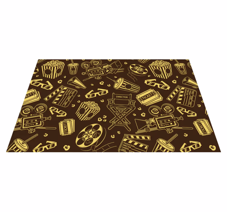 Set de table rectangulaire motif cinéma - TenStickers