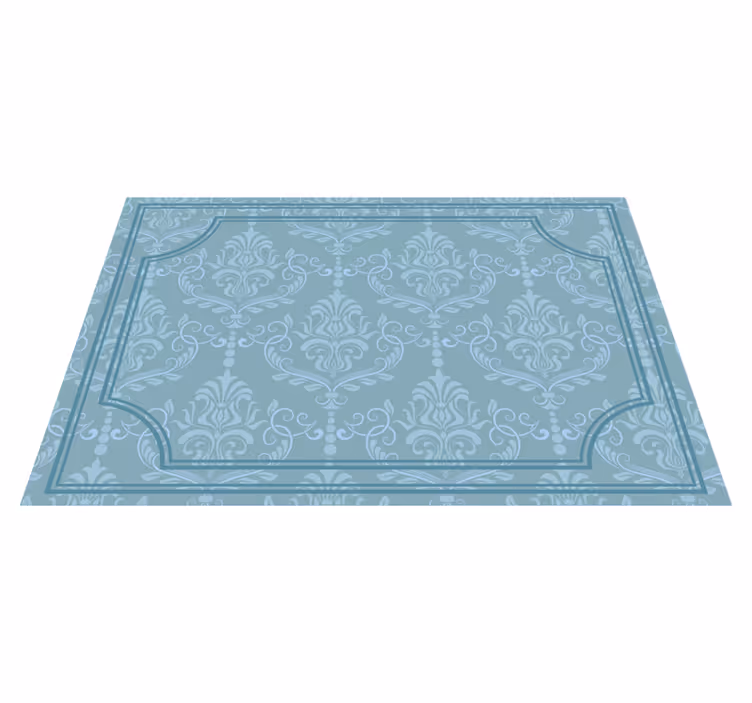 Set de table style baroque couleur bleue - TenStickers