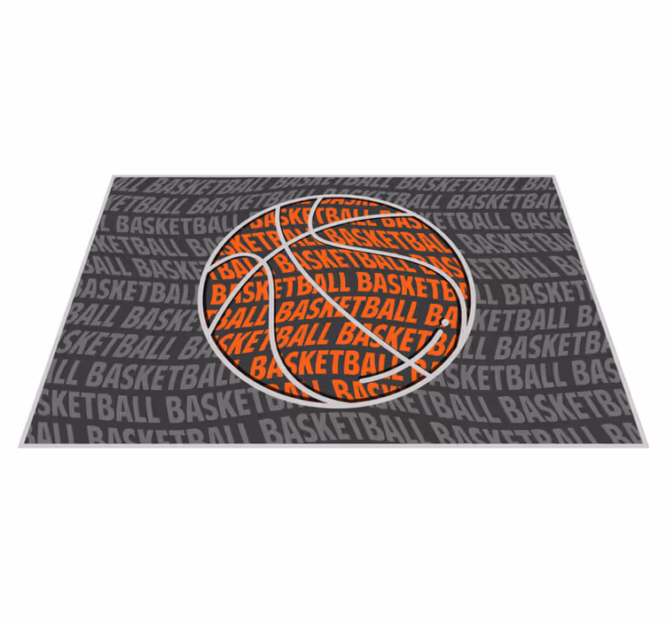 Set de table original ballon de basket - TenStickers