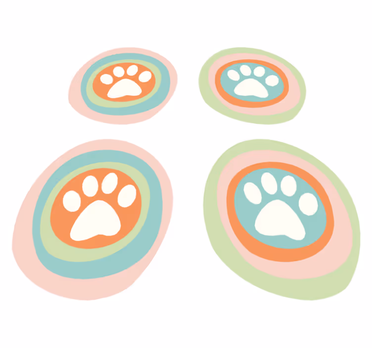 Set de table original pour gamelles animal de compagnie - TenStickers