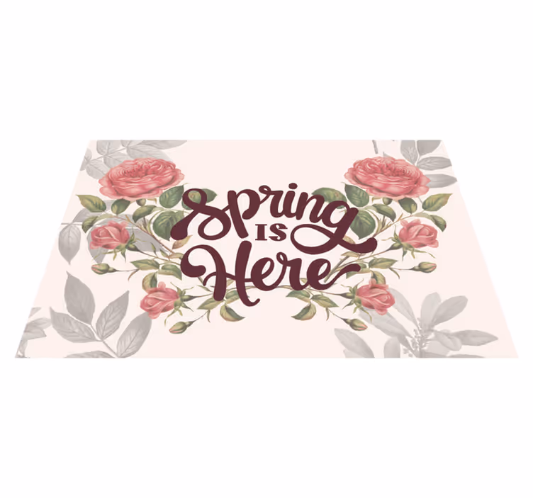 Set de table original pour maison le printemps est là - TenStickers