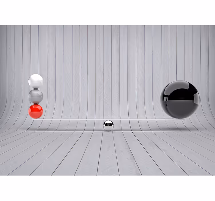 Papier peint 3D style intérieur minimaliste - TenStickers