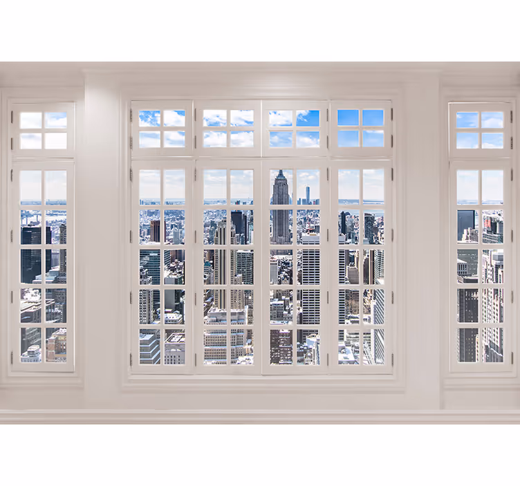 Papier peint 3d New York city skyline - TenStickers