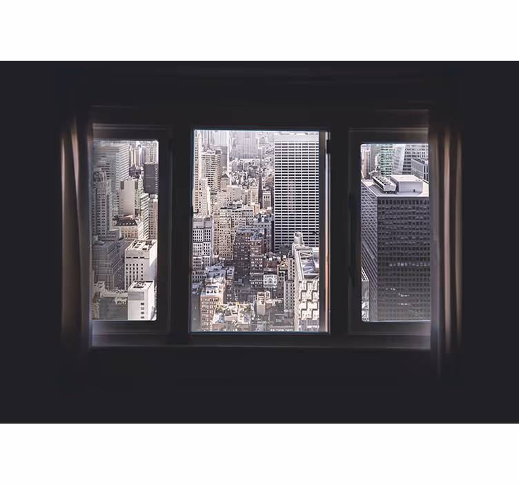 Papier peint New York vue sur la ville urbaine - TenStickers