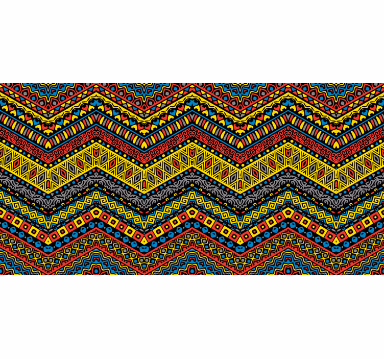 Tapisserie africaine tribale colorée - TenStickers