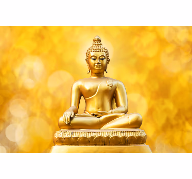 Tapisserie bouddha triptique buda décoratif - TenStickers