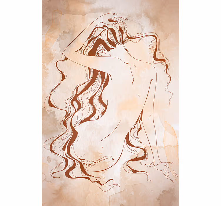 Tapisserie salle de bain papier moderne - TenStickers