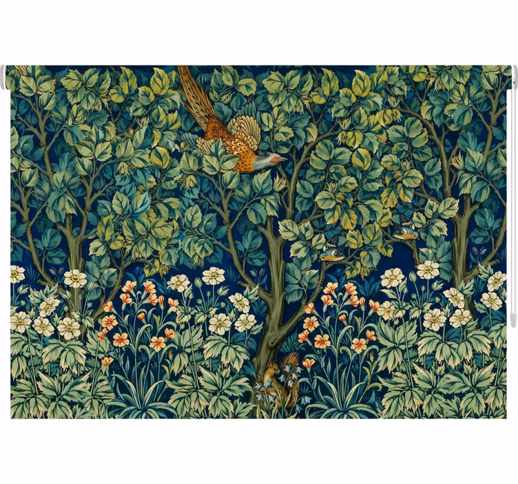 Tapisserie salle de bain plantes vintage - TenStickers