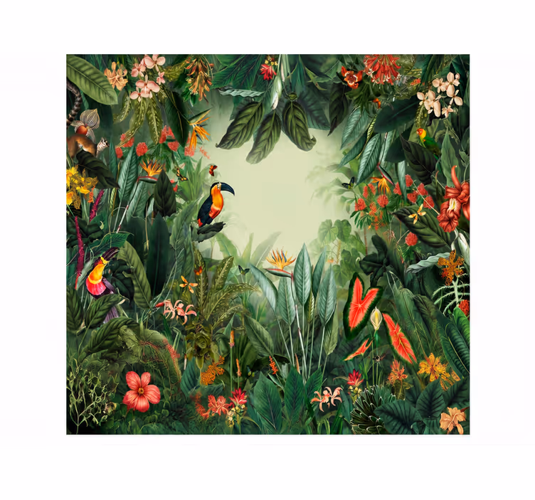 Papiers peints nature jardin exotique - TenStickers