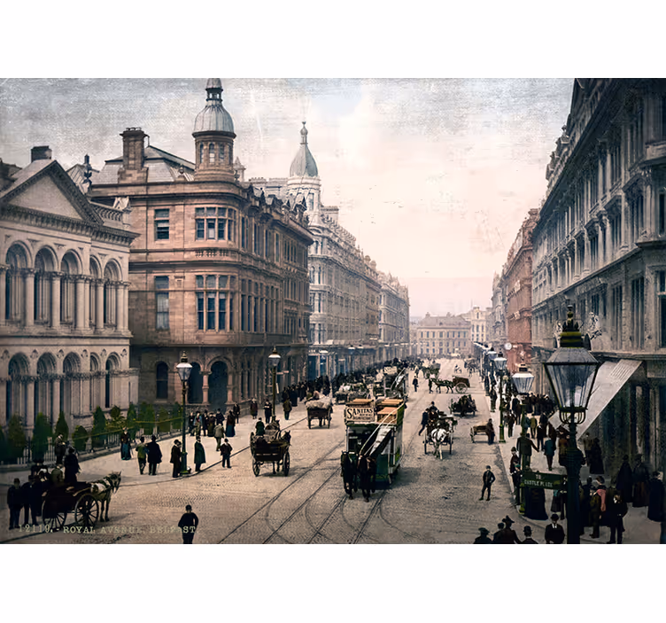 Tapisserie autres villes et de pays paysage historique - TenStickers
