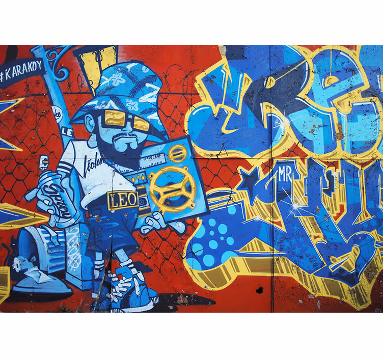 Papier peint graffiti cool art urbain - TenStickers