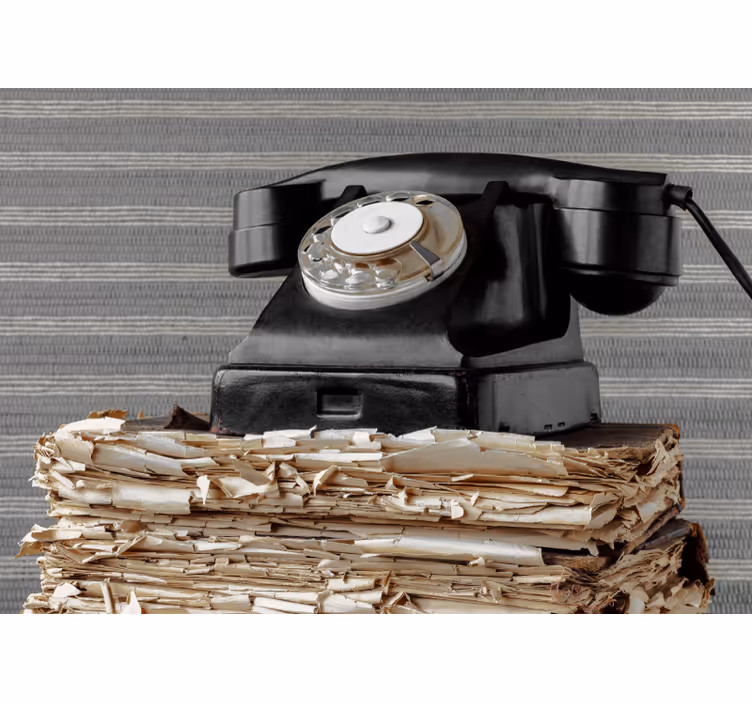Tapisserie véhicule téléphone vintage classique - TenStickers