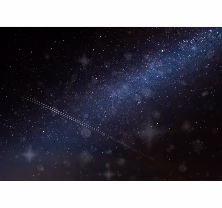 Tapisserie espace ciel céleste du soir - TenStickers