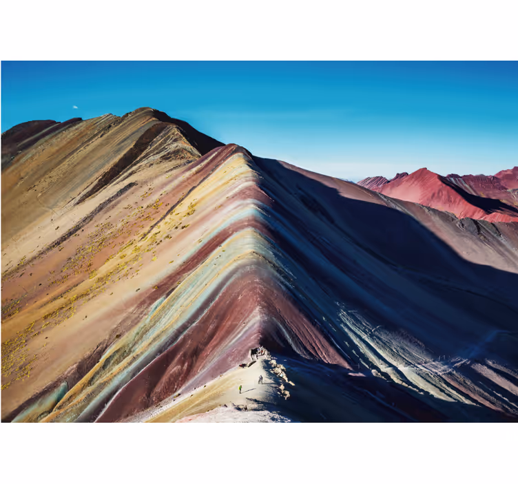 Tapisserie montagne paysage de montagnes vibrantes - TenStickers