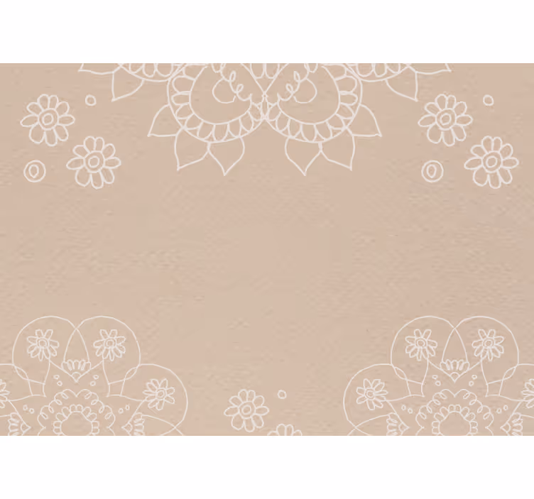 Tapisserie murale style modèle mandalas - TenStickers