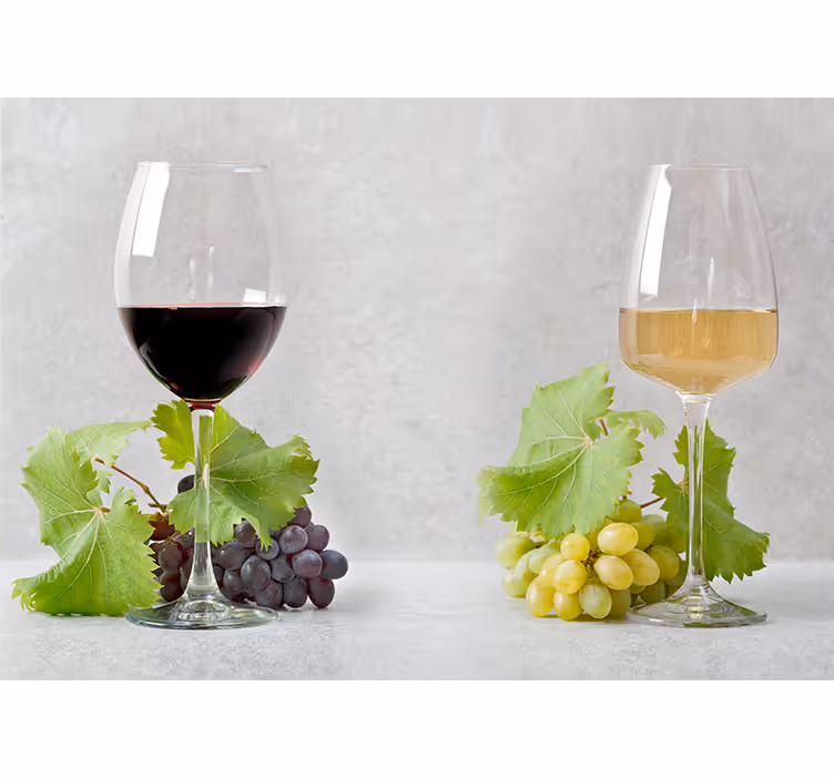 Tapisserie musique raisins et vin - TenStickers