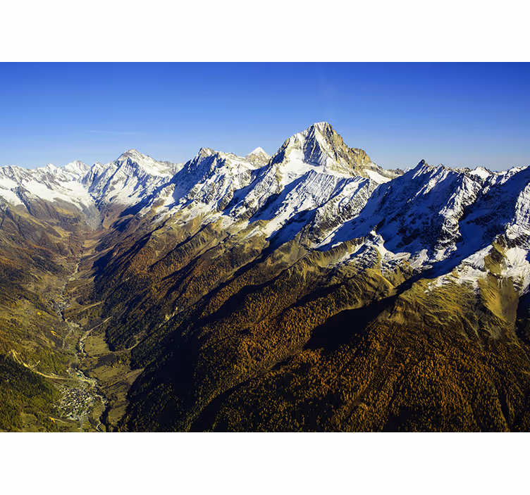 Tapisserie montagne vues de montagnes impressionnantes - TenStickers