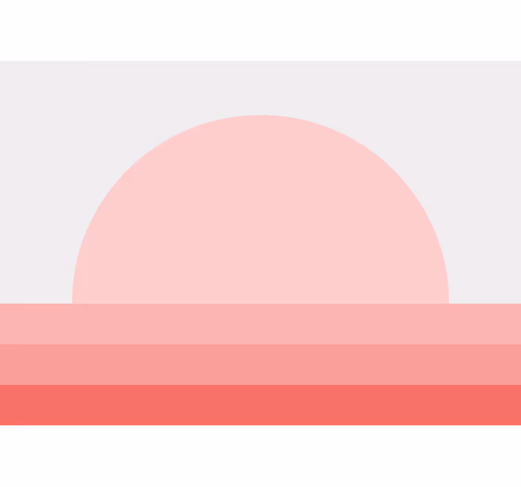 Tapisserie fleur arrangement floral coucher de soleil - TenStickers