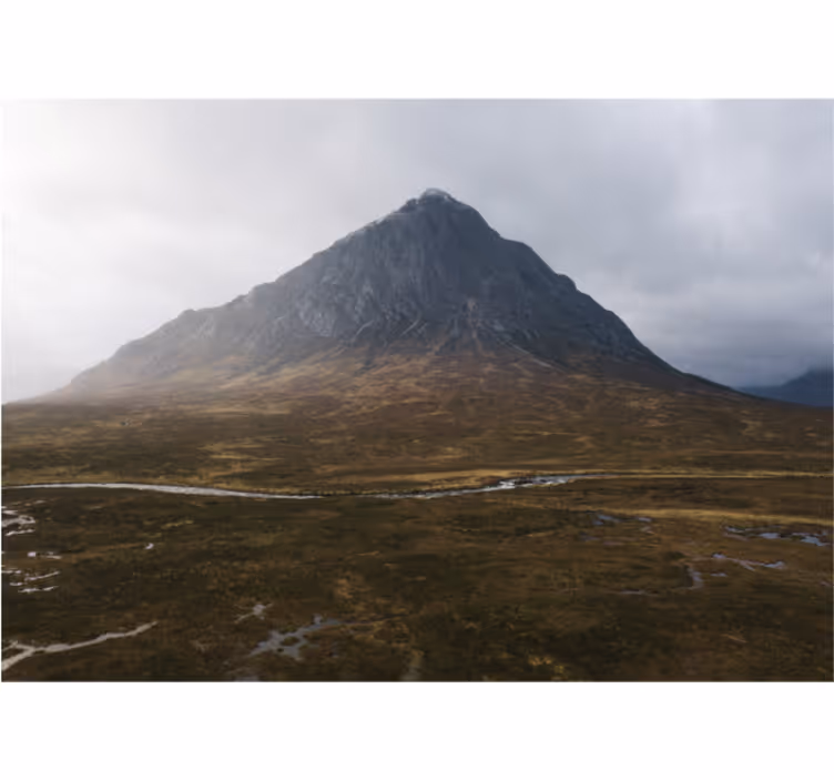 Tapisserie montagne sommet majestueux - TenStickers
