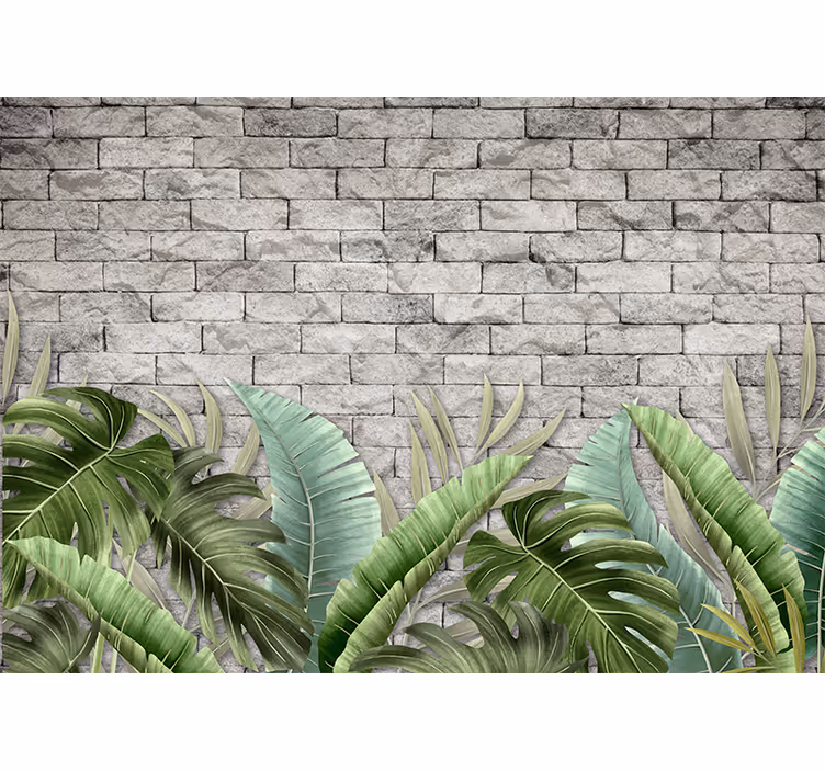 Papiers peints nature verts tropicaux luxuriants - TenStickers