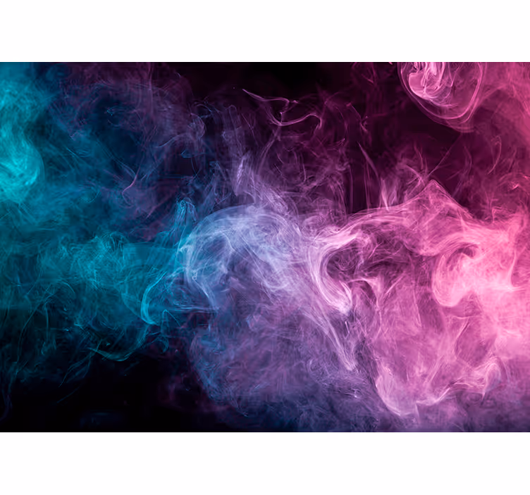 Tapisserie textures et motifs fumée fluide - TenStickers