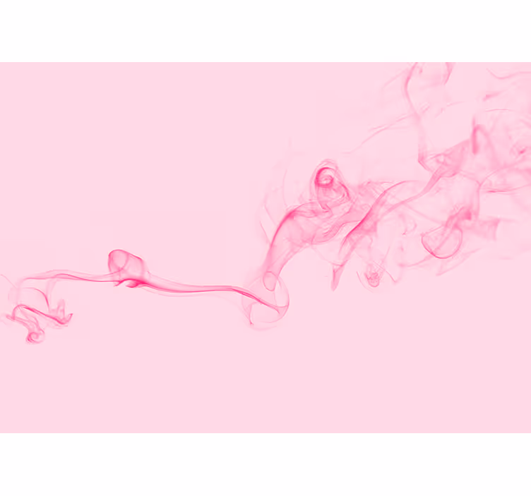 Tapisserie abstraite brume de rose flottante - TenStickers