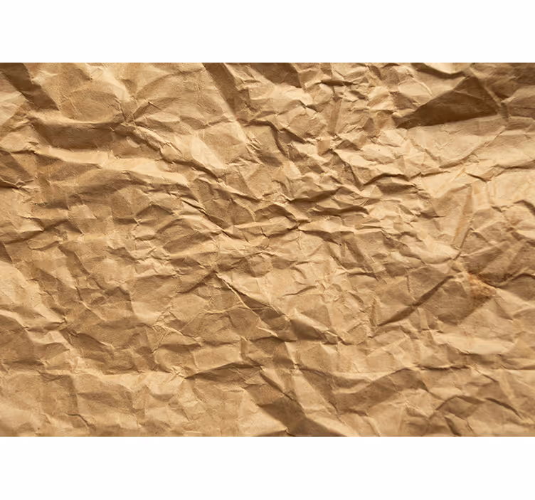Tapisserie textures et motifs surface brune froissée - TenStickers