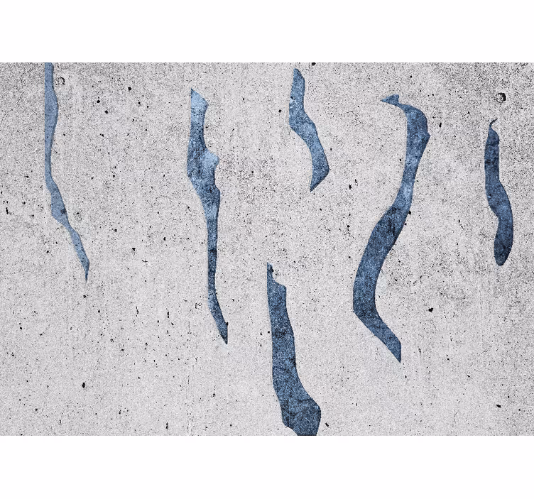 Tapisserie textures et motifs motifs bleus fluides - TenStickers