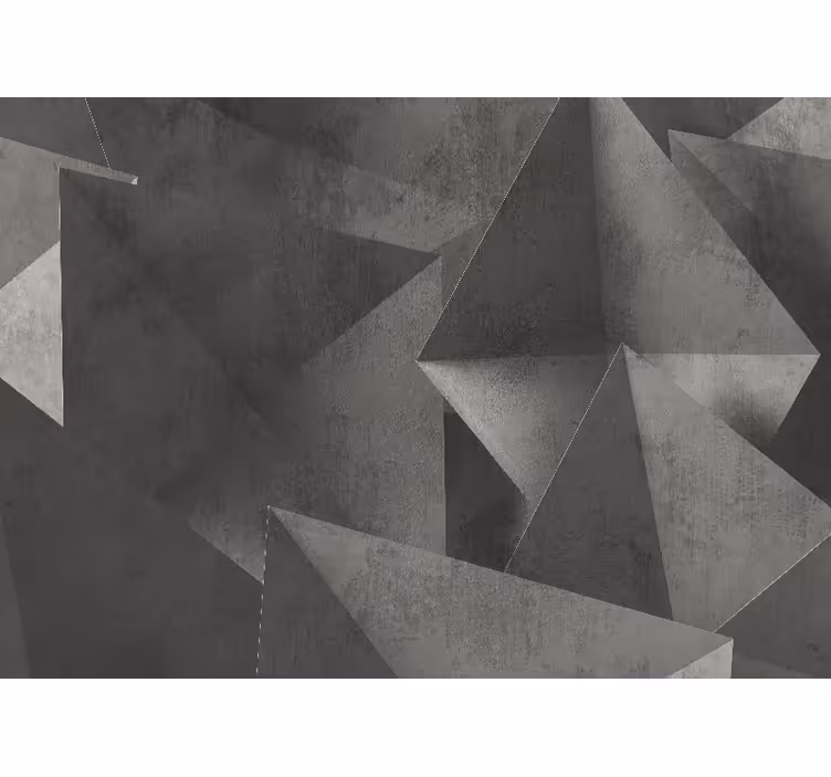 Tapisserie abstraite motif formes géométriques - TenStickers