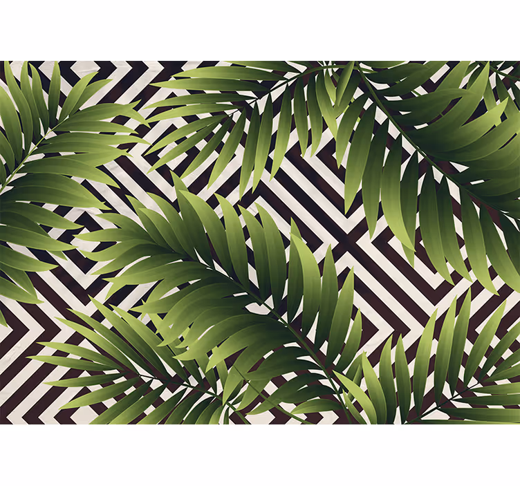 Papiers peints nature feuillage tropical décoratif - TenStickers