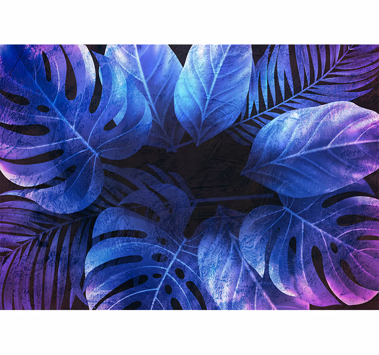 Papiers peints nature idées de feuilles tropicales - TenStickers